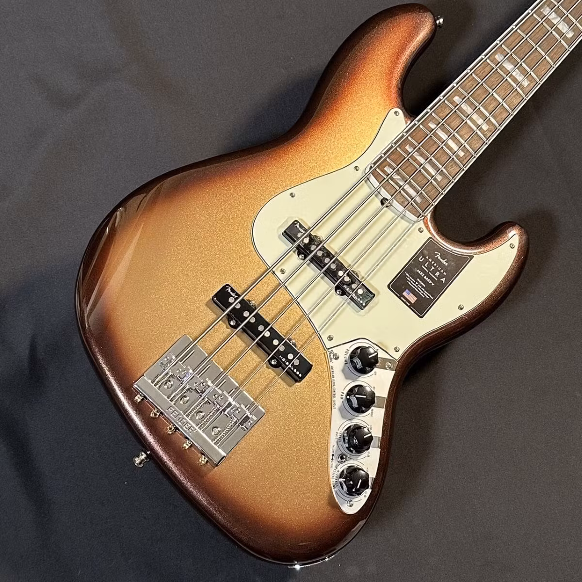Fender American Ultra Jazz Bass V Rosewood Fingerboard Mocha Burst ジャズベース【現物写真】 フェンダー 【 イオンモールむさし村山店 】