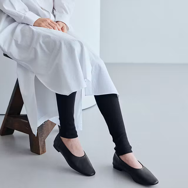 しなやか綿のレギンス