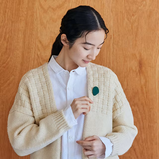 真田紐のベルト 茶