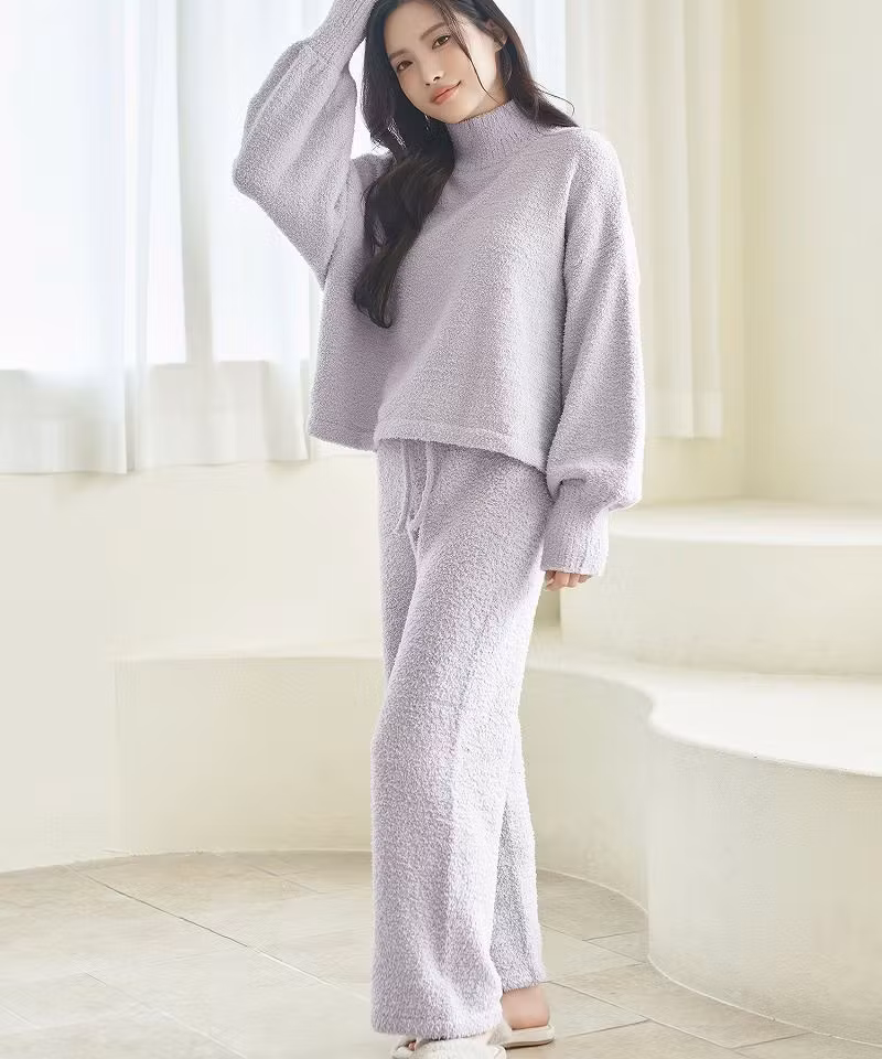 《《P.snow》もこもこルームウェア トップス&ロングパンツ 選べるトップス3type